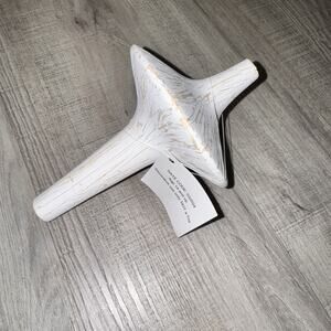 Hobby Lobby White Distressed Decorative Finial Sculpture Rustic Farmhouse NWT